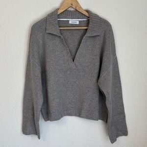NAADAM Cashmere Polo Sweater Large
